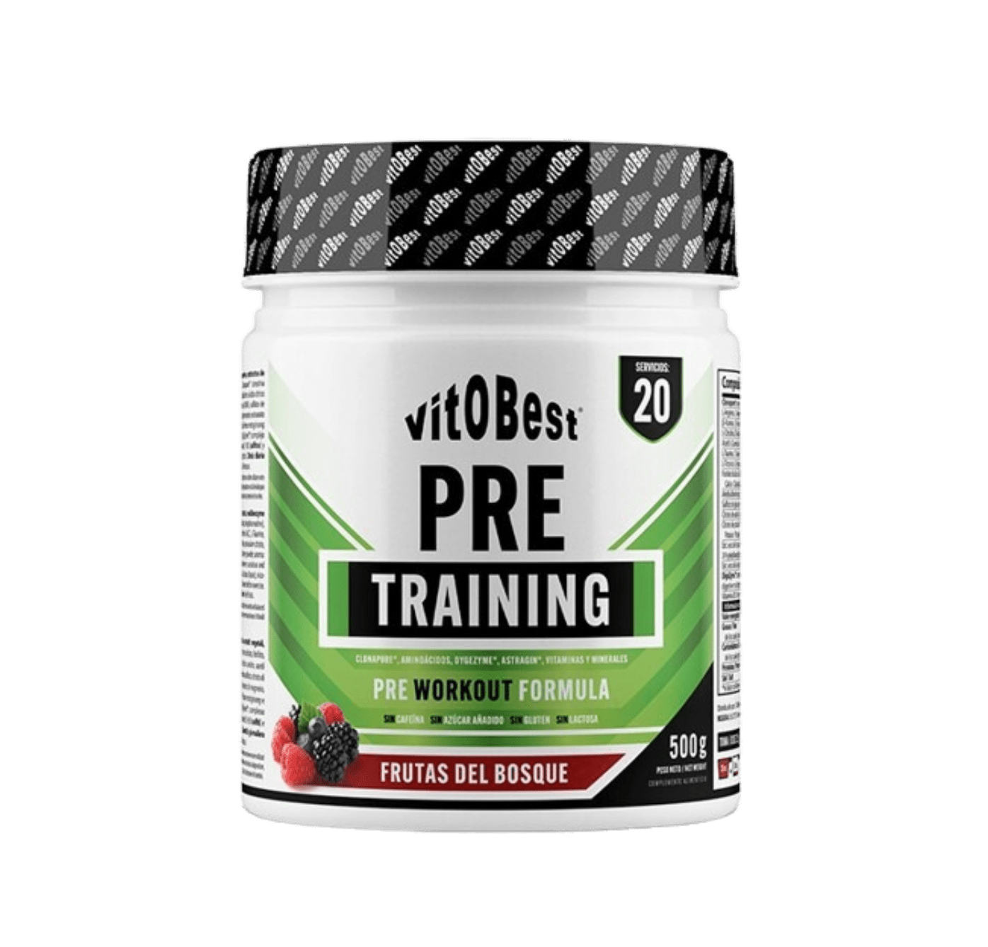 Precalecimiento previo: sin cafeína (500 g)