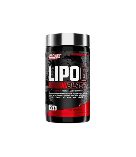 Lipo-6 negro (120 tapas)