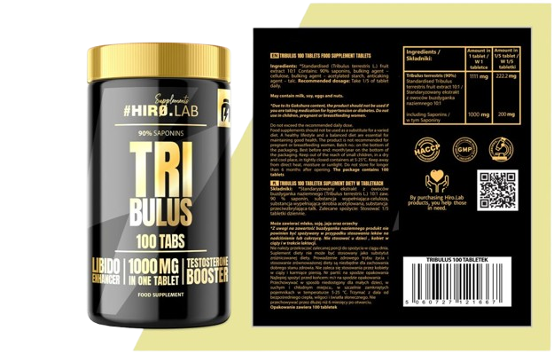 Tribulus 1000mg (100 tapas)