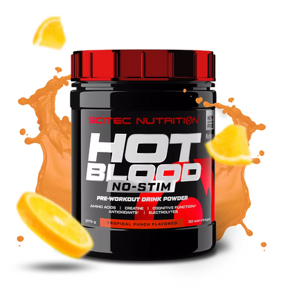 HOT BLOOD NO-STIM - SEM CAFEÍNA (375g)