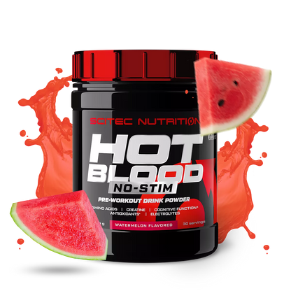 HOT BLOOD NO-STIM - SEM CAFEÍNA (375g)