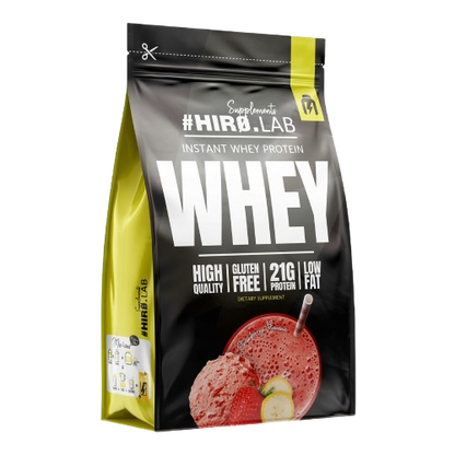Saco 750g do Instant Whey Protein Hiro.Lab – suplemento em pó com 21 g de proteína de soro por dose para músculo, recuperação e saciedade. BIGFORCESTORE